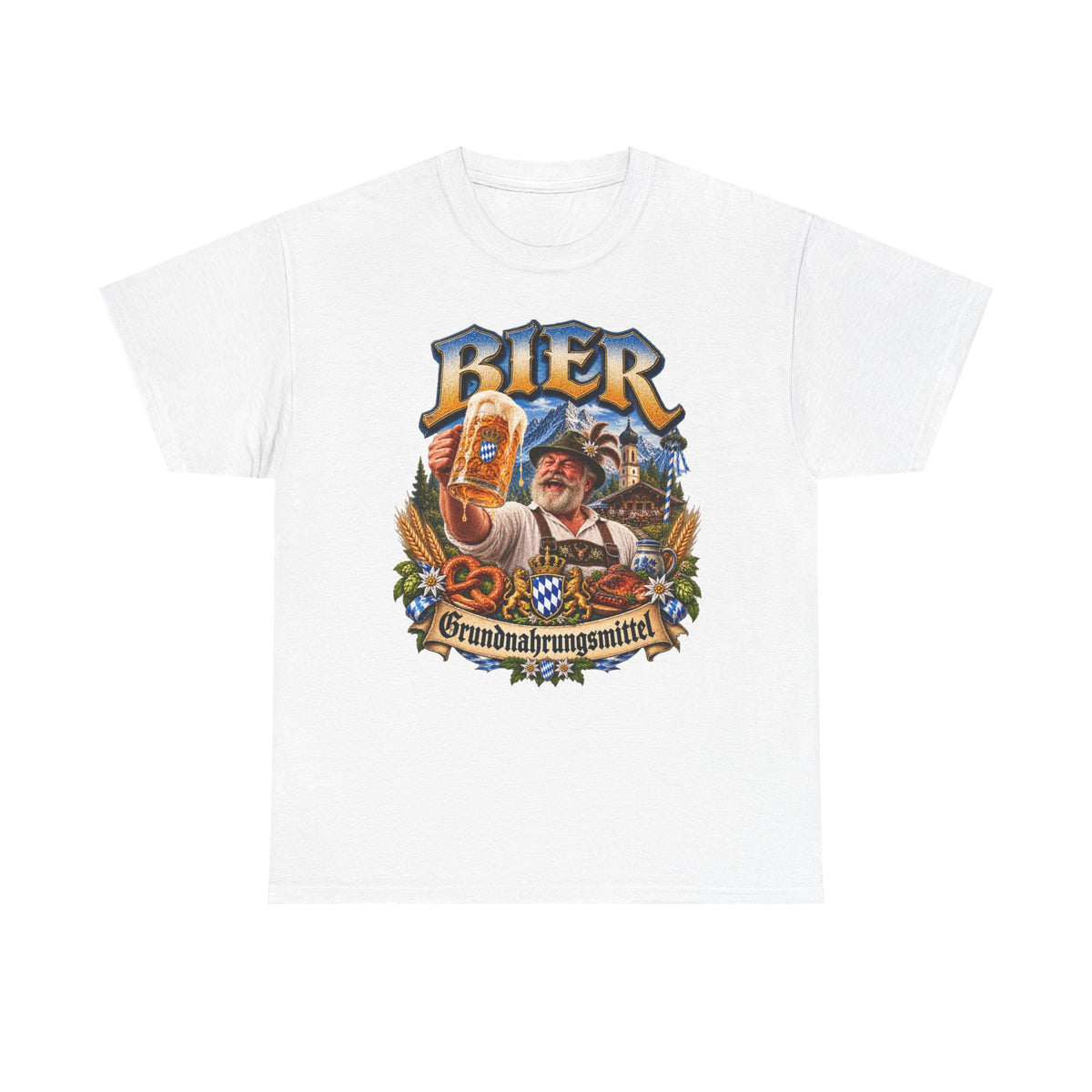 BIER – GRUNDNAHRUNGSMITTEL – T-SHIRT