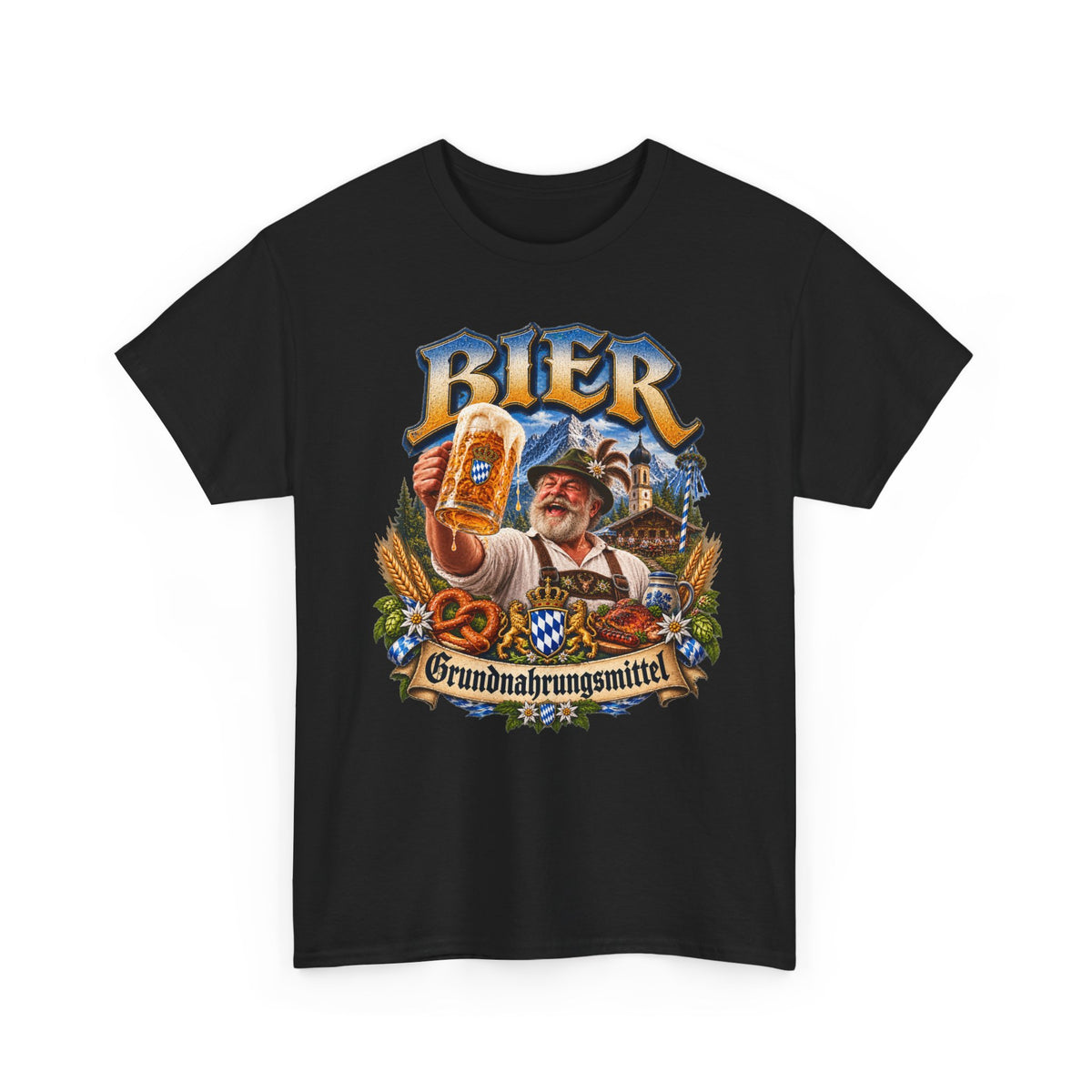 BIER – GRUNDNAHRUNGSMITTEL – T-SHIRT