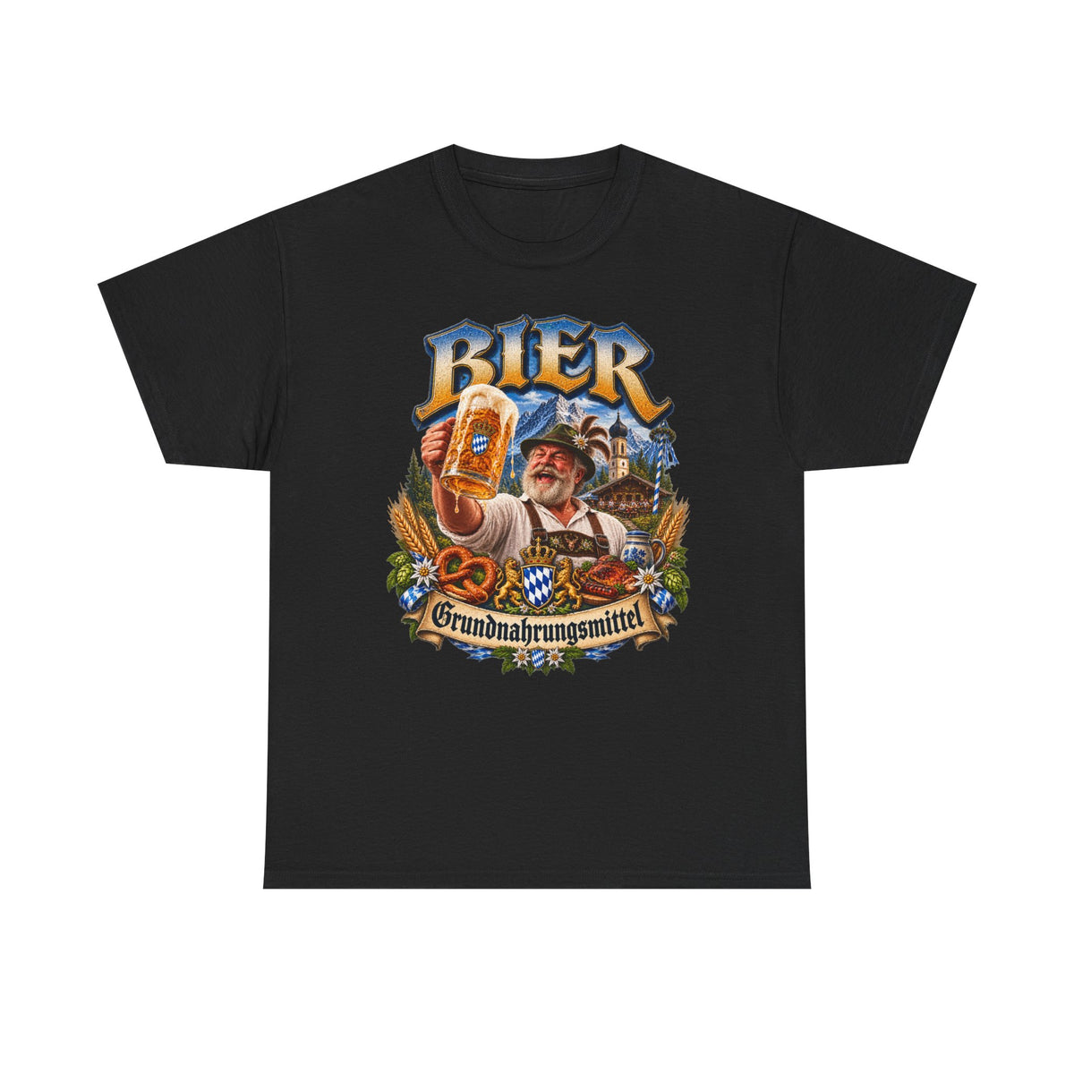 BIER – GRUNDNAHRUNGSMITTEL – T-SHIRT
